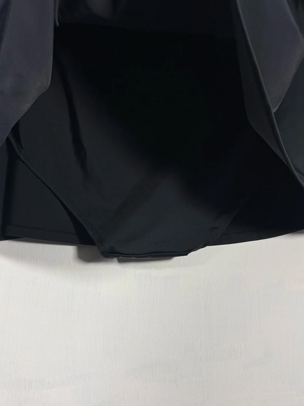 SWIM 365 Black Elastic-Waist Circle Swim Skirt